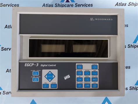 WOODWARD 8406-113 DIGITAL CONTROL OPERATOR INTERFACE EGCP-3 REV.P ...