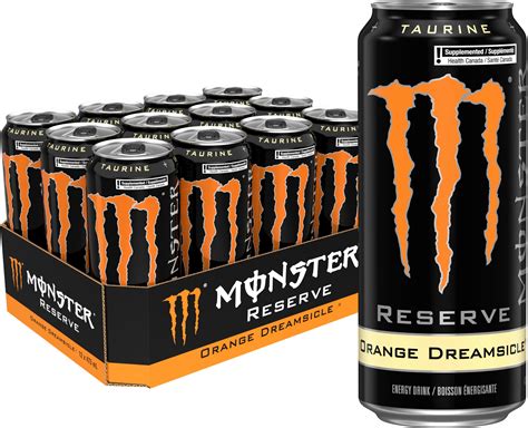 MONSTER ENERGY Reserve Orange Dreamsicle 473mL Cans Pack of 12 | Buy ...