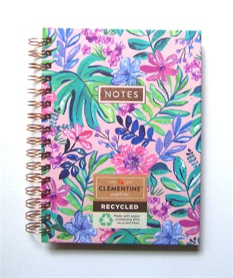 CLEMENTINE PAPER INC. Spiral Notebook 300 Pages 8.5 X 6.25 Hardcover ...