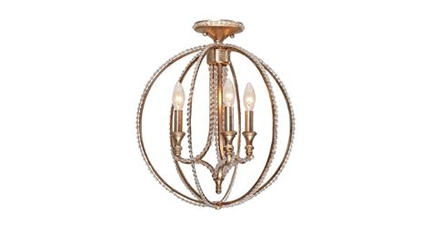 Crystorama Lighting Group 6763-DT Garland 3 Light 16" Wide Semi-Flush ...