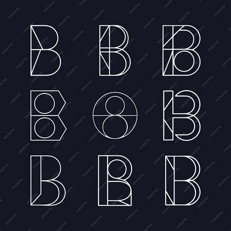 Letter B Shapes