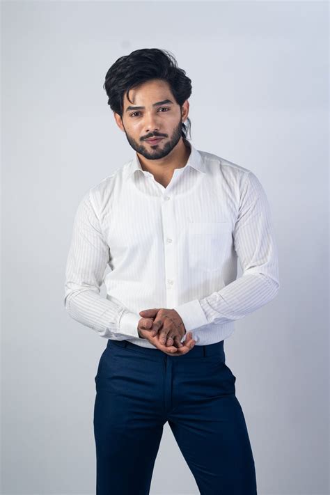 White Color vertical Cotton stripe Shirt For Men – Punekar Cotton