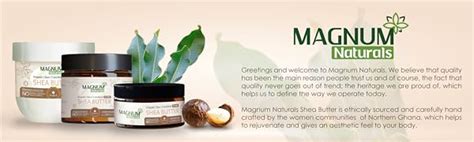 Buy MAGNUM Naturals Traditionally HANDMADE Ghanaian Shea Butter for ...