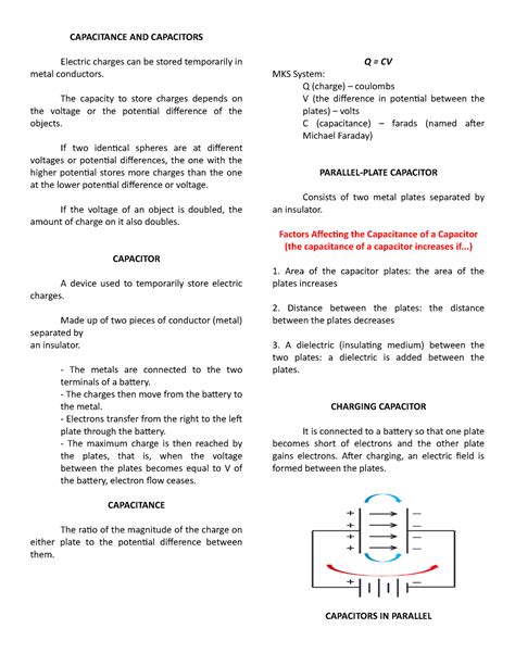 Image result for Capacitance Explained