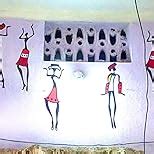 Decals Design 'African Dancing Women' Wall Sticker (PVC Vinyl, 50 cm x ...