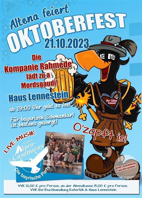 Altenaer Oktoberfest, Haus Lennestein, Werdohl, 21 October | AllEvents