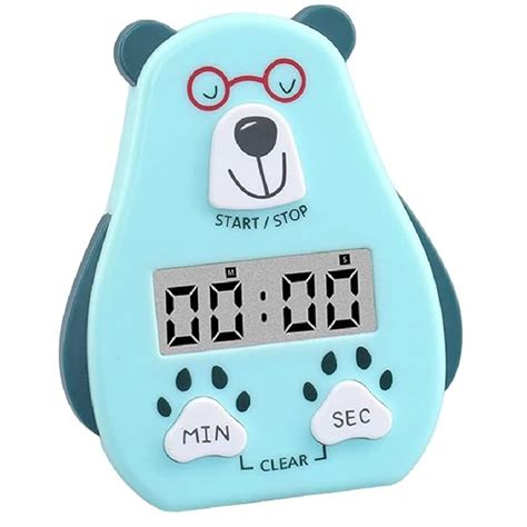 Spatlus Cute Cartoon Animal Digital Timers Small Digital Kitchen Timers ...