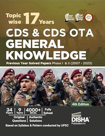 Topic-wise 17 Years CDS & CDS OTA General Knowledge Previous Year ...