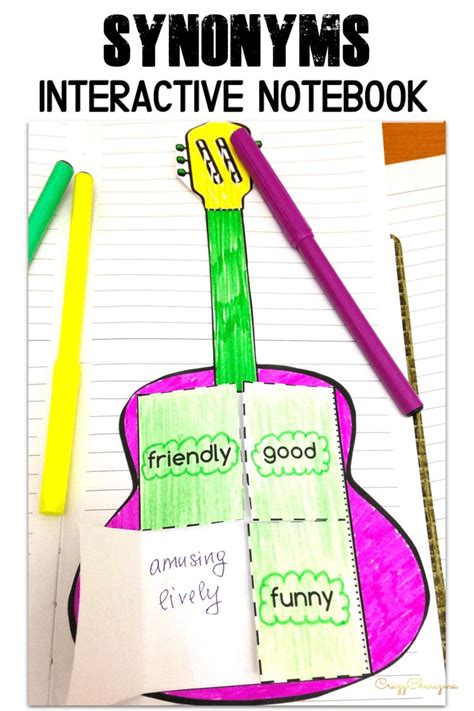 Synonyms Activities | Interactive Notebook | Synonym activities ...