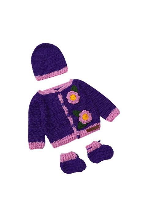 Lavender Bloom Sweater Set – Purple & Mauve – The Original Knit