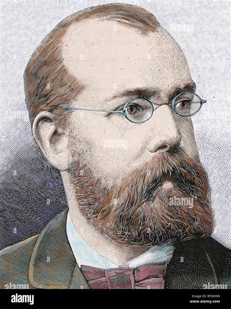 KOCH, Robert (1843-1910). German doctor. In 1882 discovered the bacillus of tuberculosis Stock ...