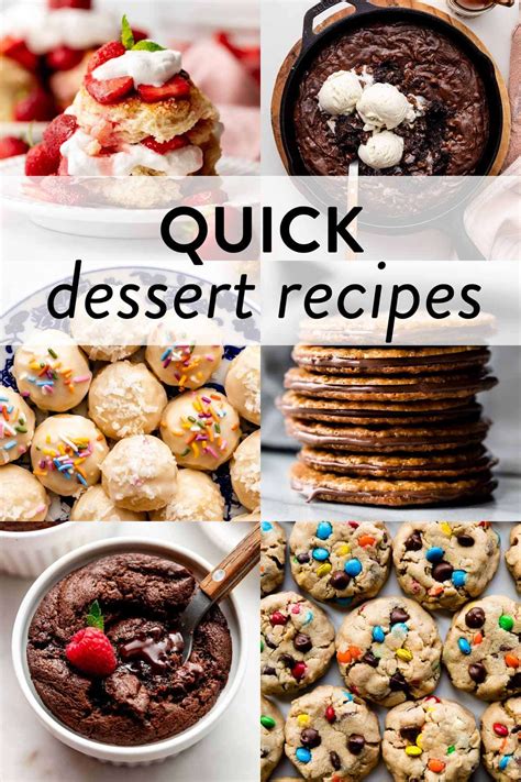 30+ Fast Dessert Recipes (1 Hour or Much less) - Street Food Spectacle