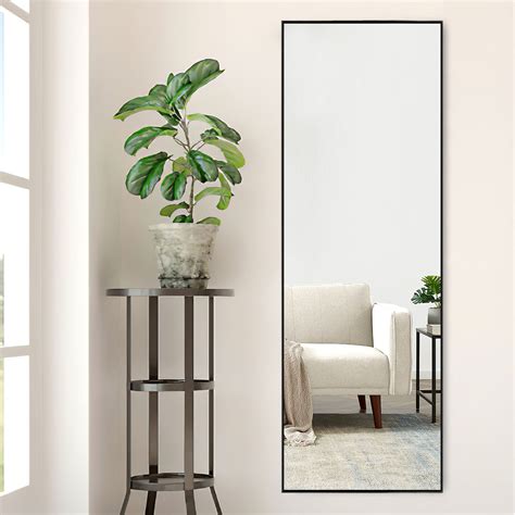 PexFix 65 in. x 22 in. Full Length Mirror Arched Shape Minimalist ...