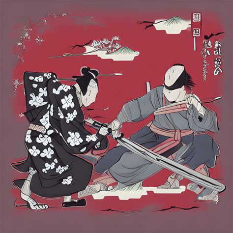 Ninja Vs Samurai Art