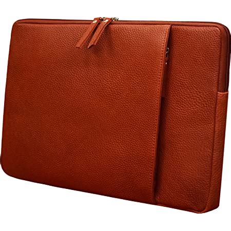 DailyObjects Zippered Sleeve for MacBook & Laptop 14 Inch | Solid Tan ...