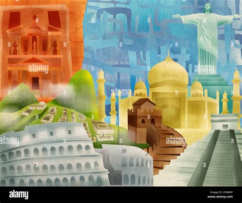 7 Wonders of the World Animated 的图像结果