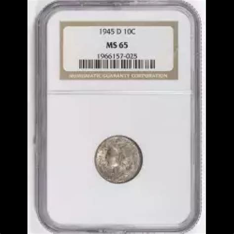 1945-D Mercury Dime NGC MS-65 - Lost Dutchman Rare Coins