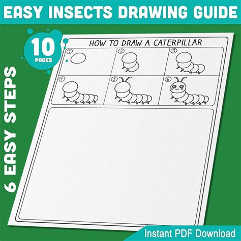 Step by Step Drawing Insects 的图像结果