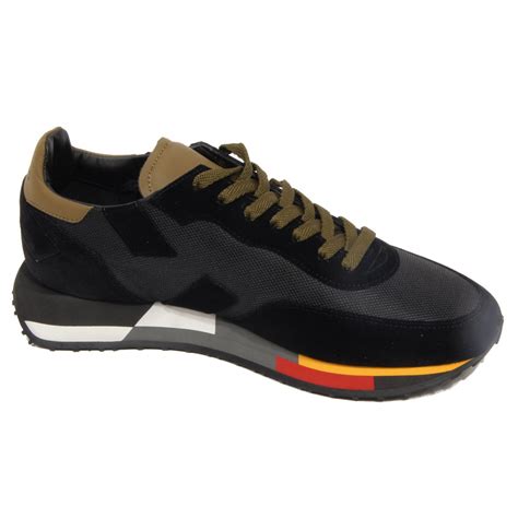 G3204 sneaker uomo GHOUD RASH black gum/fabric/leather shoe men