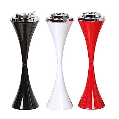 Buy Floor Standing Ash Tray with Lid Stainless Steel Contemporary Self ...