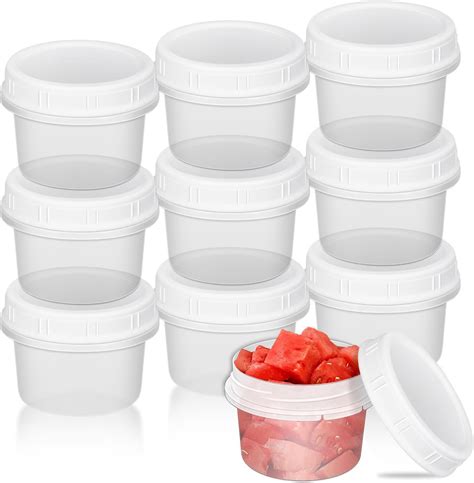 Amazon.com: Tioncy 36 Pack Texture Freezer Storage Containers with Lids ...