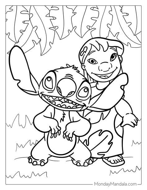 42 lilo stitch coloring pages free pdf printables – Artofit