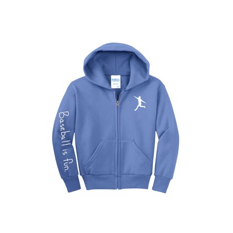 KIDS' ZIP-UP HOODIES – Baseball is Fun By Brett Phillips