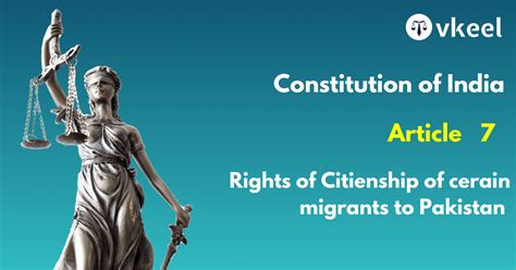 Article 7 Rights Of Citizenship Of Certain Migrants To Pakistan | Vkeel ...