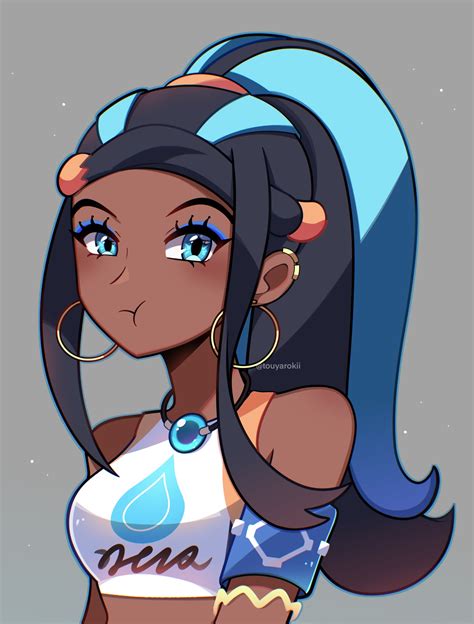 Nessa from Pokemon… but with a ponytail! | Nessa | Know Your Meme