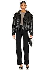 AGOLDE Harper Mid Rise Wide Straight Jeans in Hush | REVOLVE