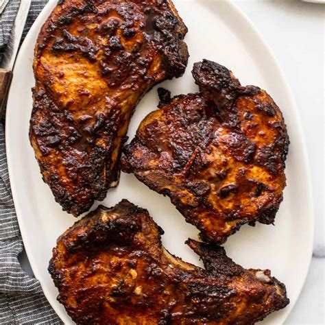 Juicy Air Fryer Pork Chops - PureHealthy.Co