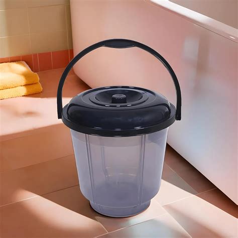 Kuber Industries Colorful Homeware Bucket| Plastic Bucket|Transparent ...