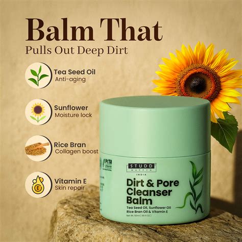 Dirt & Pore Cleanser Balm – Studd Muffyn