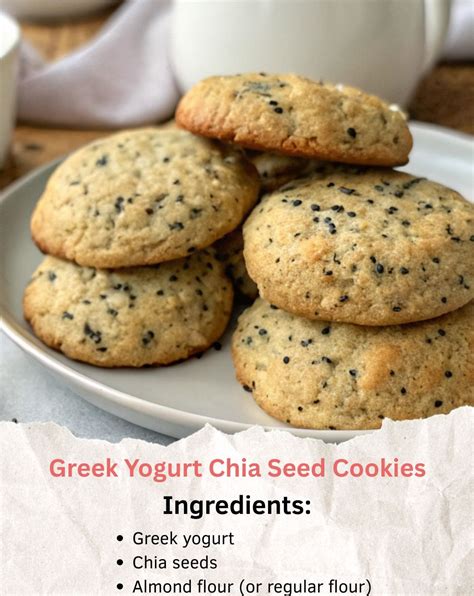 Mary Host Recipes - This Greek Yogurt Chia Seed Cookie is soft ...