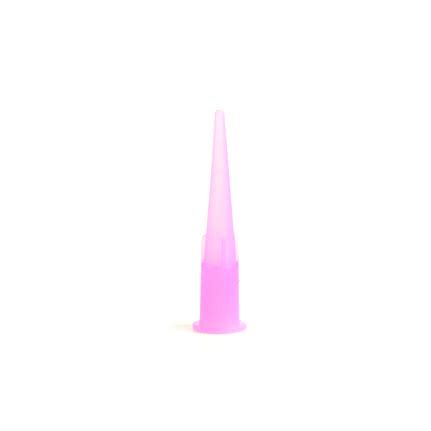 Techcon EA20T-1 1/4 TT Series Polyethylene Tapered Flow Tip Pink 20 ga ...