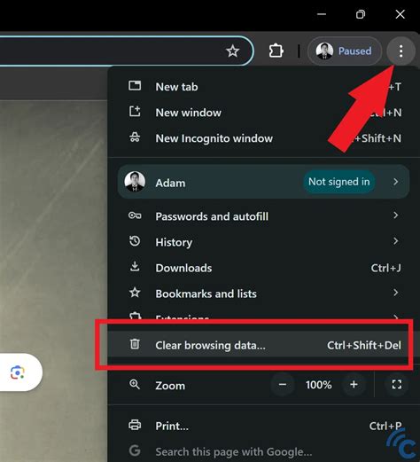 Image result for Chrome Clear Cache Memory