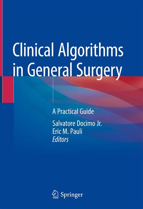 Clinical Algorithms in General Surgery: A Practical Guide eBook ...