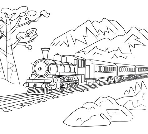 Polar Express Train coloring page - Download, Print or Color Online for ...