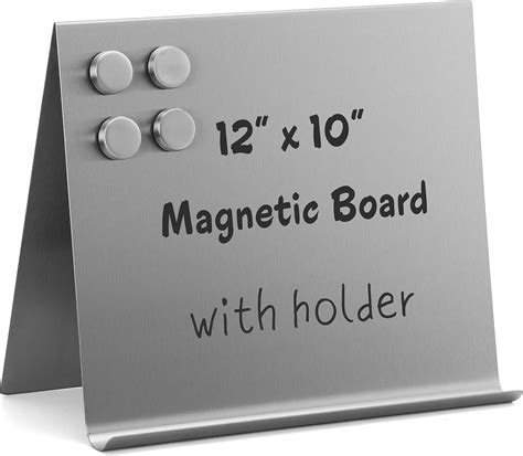 Amazon.com : Large Magnetic Bulletin Board – Dry Erase Memo Board with ...