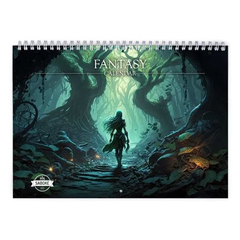 Fantasy Calendar 2025 Reina Charleen - Free Word Template
