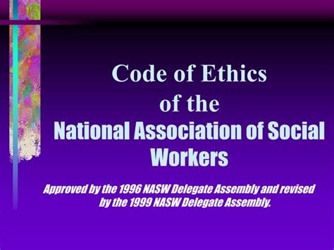 Image result for NASW Code of Ethics Examples