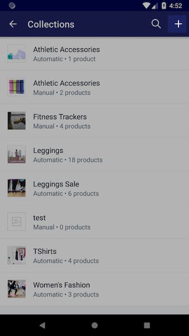 Image result for Collection Navigation Mobile Shopify