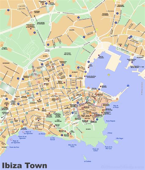 Gratis Ibiza Landkarten und Stadtpläne zum Download - PLANATIVE