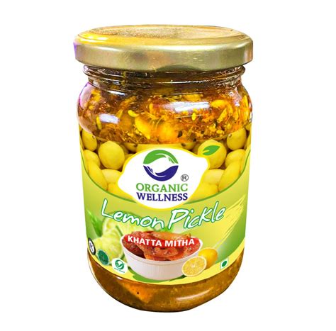 Lemon Pickle Khatta Mitha (Certified Organic) – Kaze Living