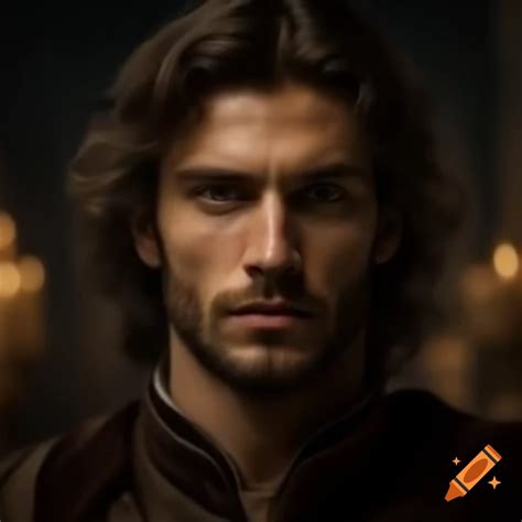 16-year-old handsome man in Renaissance attire resembling Romeo on Craiyon