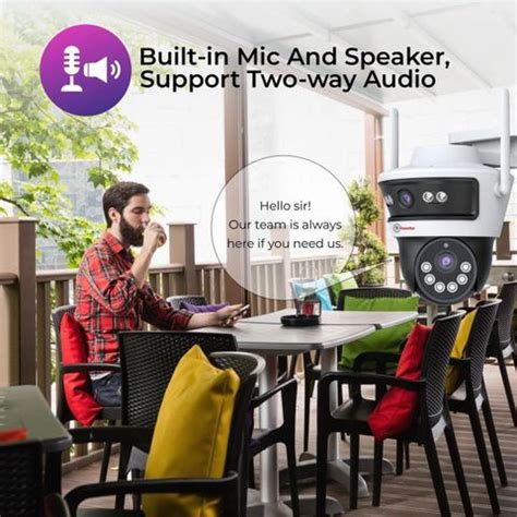 Trueview Smart 4G Linkage 2Mp+2Mp Pan-Tilt Zoom CCTV Camera, Outdoor ...