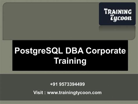 Image result for PostgreSQL DBA Training