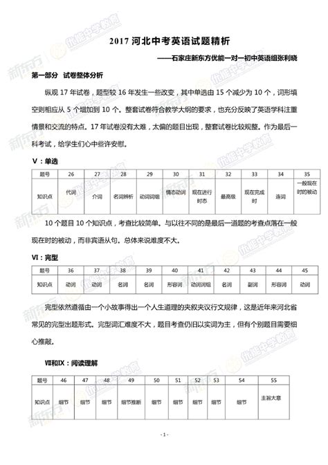 ★2024石家庄中考英语试题-2024石家庄中考英语试题及答案 - 无忧考网