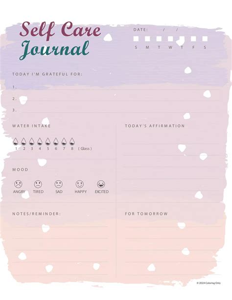 Self Care Journal Printables: Your Guide to Daily Wellness