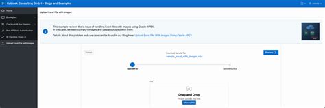Image result for APEX-Oracle Upload Excel File Example